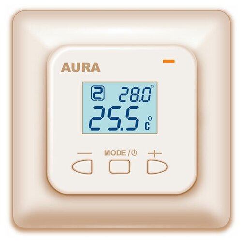 Терморегулятор Aura LTC 440 кремовый терморегулятор для теплого пола aura aura ltc 440 кремовый