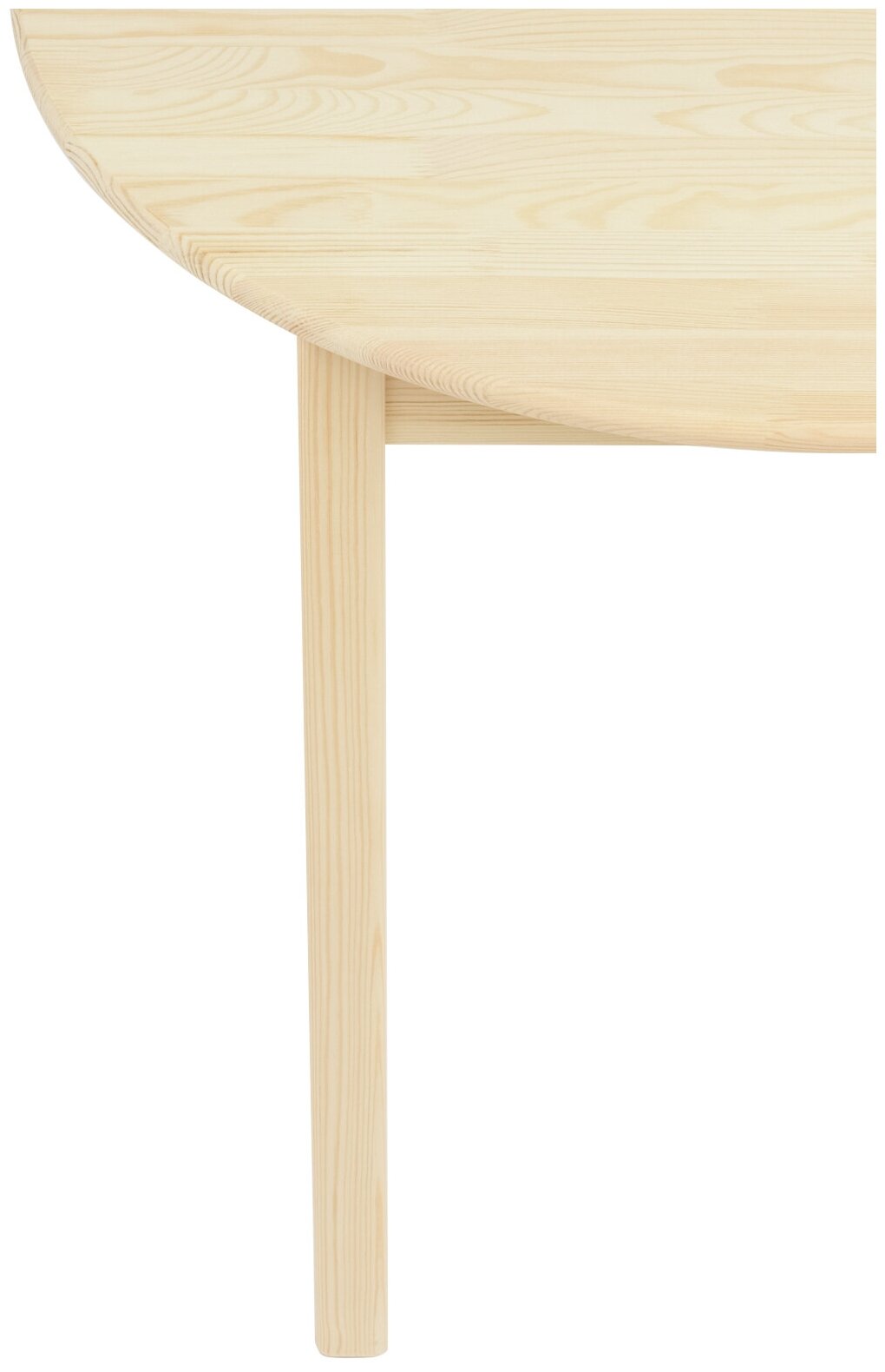 Стол кухонный овальный 79*110 KETT-UP ECO LERHAMN (лерхамн), KU365.1, деревянный без покрытия - фотография № 18