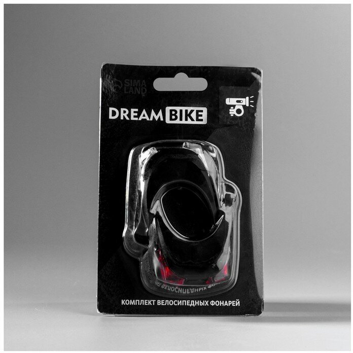 Комплект фонарей Dream Bike JY-267-6 черный - фотография № 8