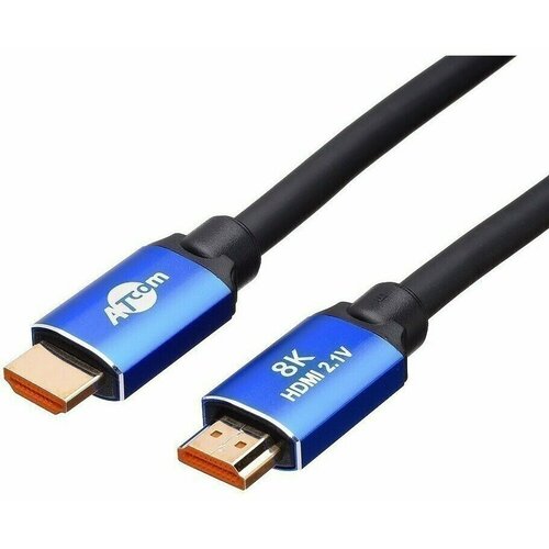 Кабель HDMI - HDMI, 2м, ATCOM (AT8888) видеокабель цифровой или видеопереходник atcom at8888