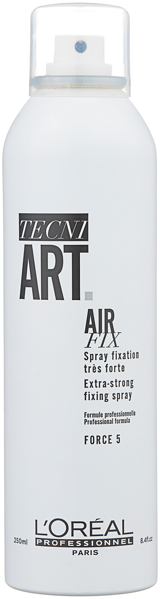 Loreal Professionnel Tecni.Art Air Fix - Лореаль Текни.Арт Эйр Фикс Спрей для волос очень сильной фиксации, 250 мл -