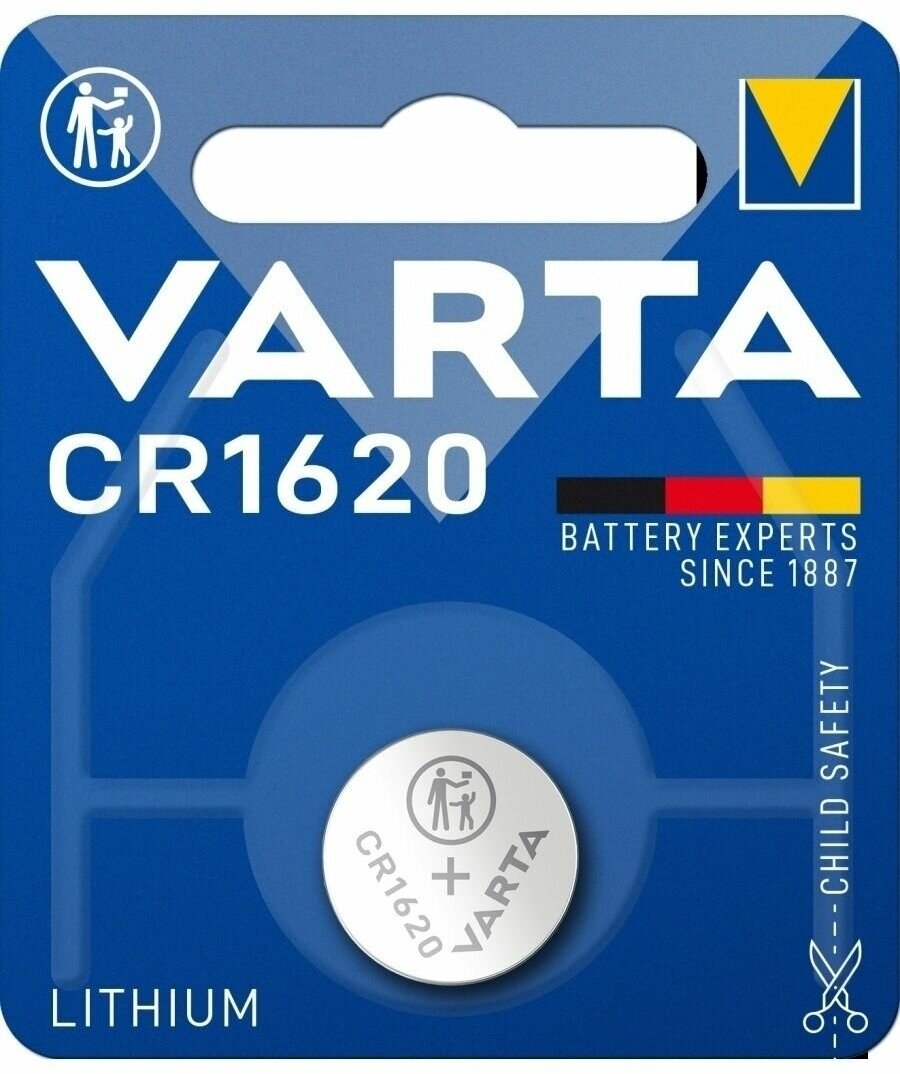 Батарейка Varta ELECTRONICS CR1620 Lithium 3V - 1 шт.