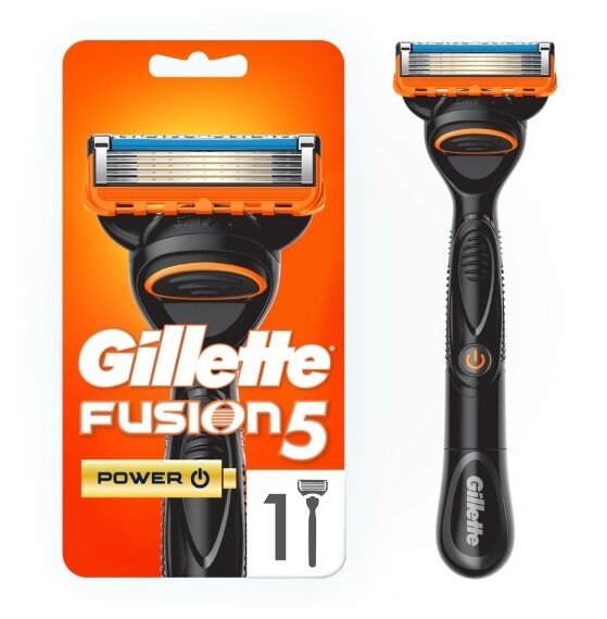 Бритвенный станок Gillette Fusion5 Power, с 1 сменной кассетой