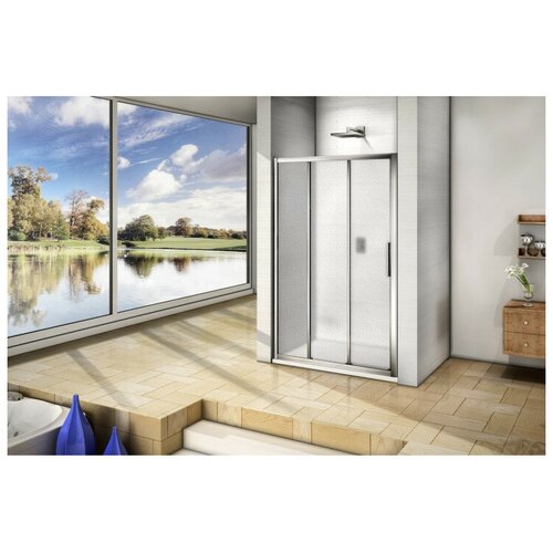 Душевая дверь Good Door Orion WTW-PD 110x185 матовая Grape, хром (WTW-PD-110-G-CH)