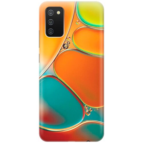 ультратонкий силиконовый чехол накладка для samsung galaxy a41 с принтом разноцветные пузырьки Ультратонкий силиконовый чехол-накладка для Samsung Galaxy A02s с принтом Разноцветные пузырьки