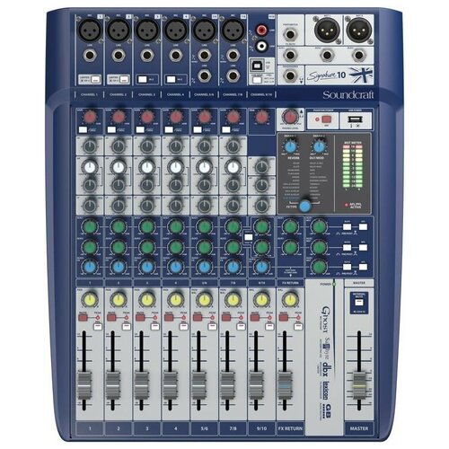 фото Аналоговый микшерный пульт soundcraft signature 10