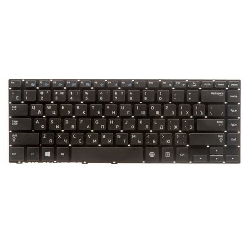 Клавиатура для ноутбука Samsung NP370R4E, NP470R4E черная клавиатура для ноутбука samsung np700e4c черная
