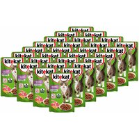 KITEKAT для взрослых кошек с лакомым ягненком в соусе (85 гр х 28 шт)