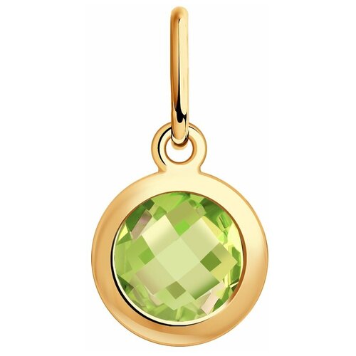 фото Sokolov подвеска из золота с хризолитом 732227