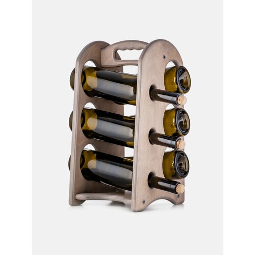 Подставка под винные бутылки STANDWOOD Bordo, выбеленное дерево