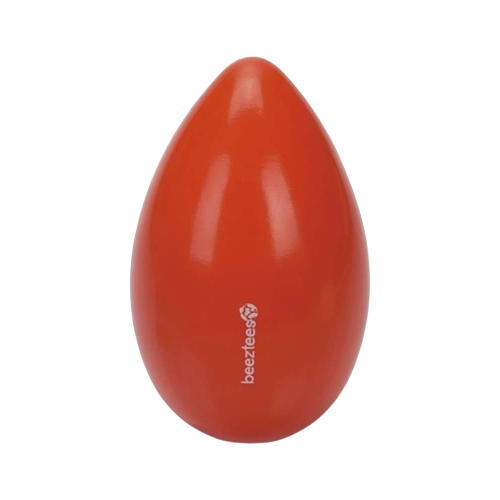 фото Beeztees игрушка для собак "мяч-регби" оранжевый, пластик 11*11*17,5см