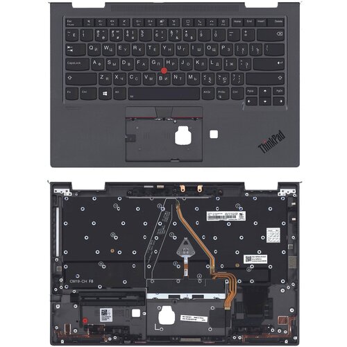 Клавиатура для ноутбука Lenovo Thinkpad X1 Yoga 5th Gen топкейс 10683₽