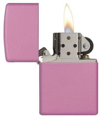 Zippo Classic зажигалка бензиновая Pink Matte 60 мл 56.7 г - фотография № 5