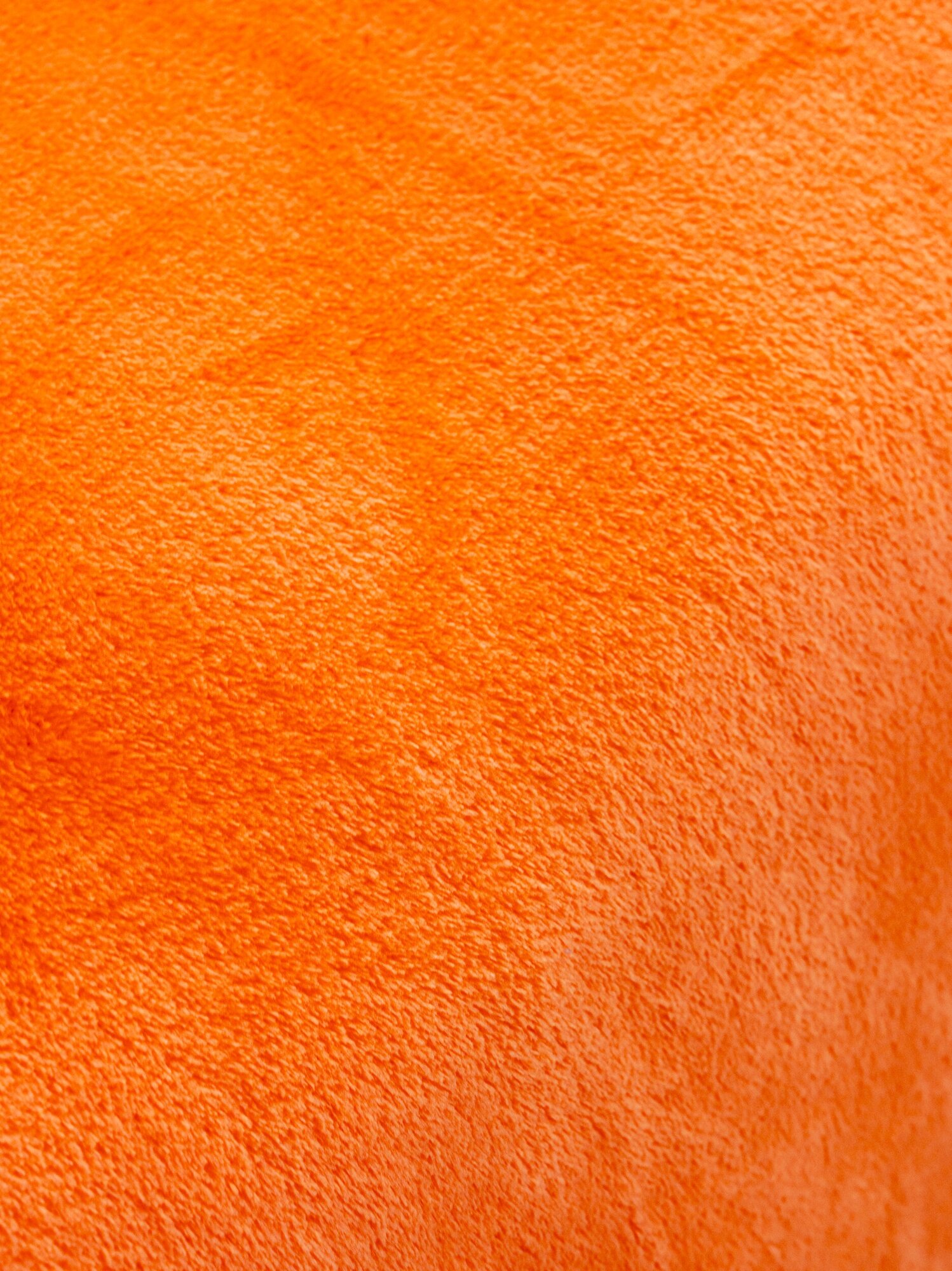 Плед однотонный Павлина Оранжевый, 150х200, 1,5-спальный - фотография № 6