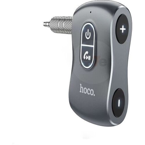 Ресивер HOCO, Tourxiang, E73, пластик, Bluetooth, AUX, TF, микрофон, цвет: серый