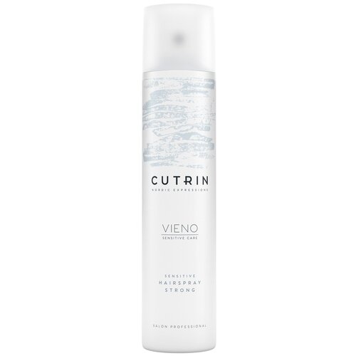 cutrin сухой шампунь vieno sensitive 200 мл Cutrin Vieno Лак для волос Sensitive Hairspray Strong, сильная фиксация, 300 мл