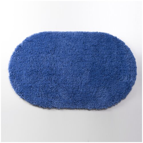 фото Коврик для ванной комнаты wasserkraft dill 100x60 синий bm-3944
