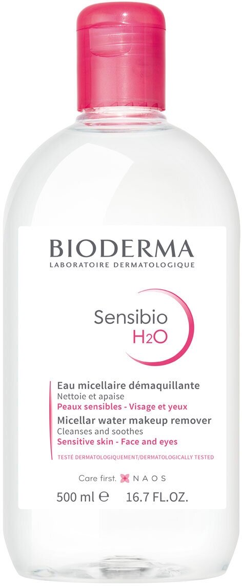 Bioderma очищающая вода для кожи "Sensibio" 500 мл