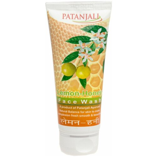 Patanjali Face Wash Lemon Honey Средство для умывания лица с Лимоном и мёдом 60г