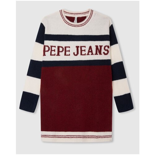 платье для девочек, Pepe Jeans London, модель: PG951577, цвет: разноцветный, размер: 28(4)