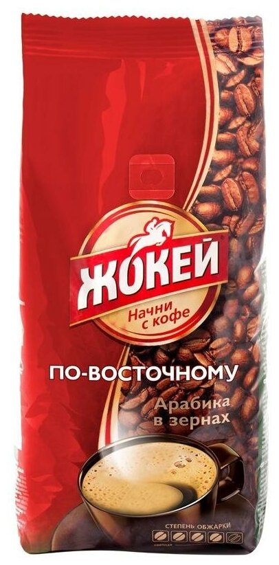 Жокей По-восточному кофе в зернах, 500г - фотография № 4