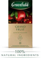 Greenfield чай черный пакетированный Grand Fruit 2г*25п