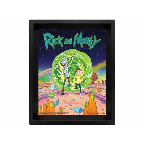 Постер Pyramid 3D Lenticular Poster Rick and Morty: (Portal)