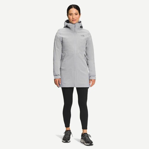 Парка  The North Face, размер XS (42), серый