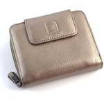 Маленький женский кожаный кошелек VerMari 55088 Дип Сильвер (124917) - изображение