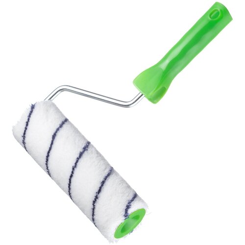 Валик полиакрил 180 мм стержень 8 мм d48 мм ворс 8 мм для водной основы с ручкой Wenzo Parma 1002₽