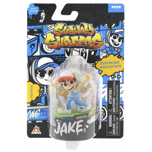 Subway Surfers Игрушка Фигурка коллекционная Skating Jake 5 см 38464