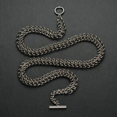 Цепь Алёна Китаева Игуана, длина 60 см, серебряный