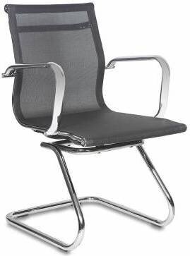 Кресло руководителя CH-993-Low черный M01 сетка низк. спин. крестовина металл хром CH-993-LOW/M01