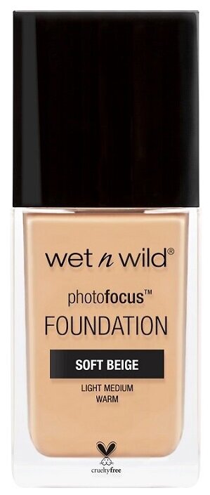 Wet n Wild Тональный крем Photo Focus Foundation, 30 мл/98 г, оттенок: soft beige