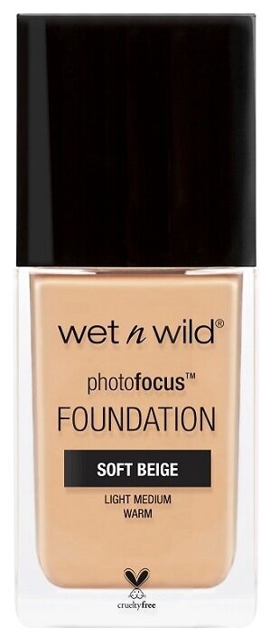 Wet n Wild   Photo Focus Foundation,  E365c soft beige