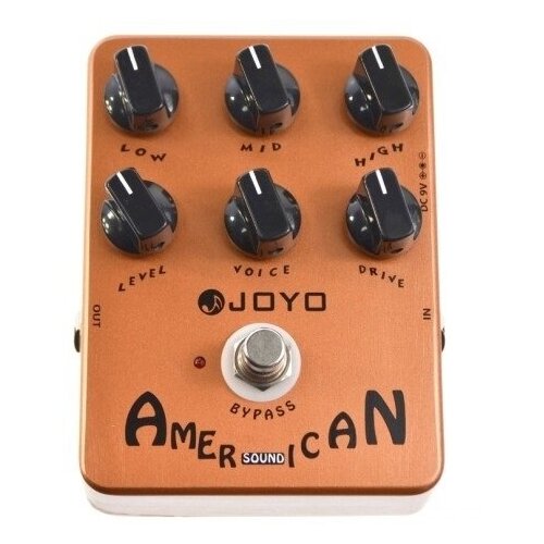 joyo педаль эффектов jf 16 british sound 1 шт Педаль эффектов Joyo JF-14 American-Sound