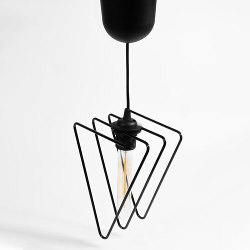 Светильник ilwi INT-W-SP-T-1-P/1 потолочный подвесной металлический черный, подарок на день рождения