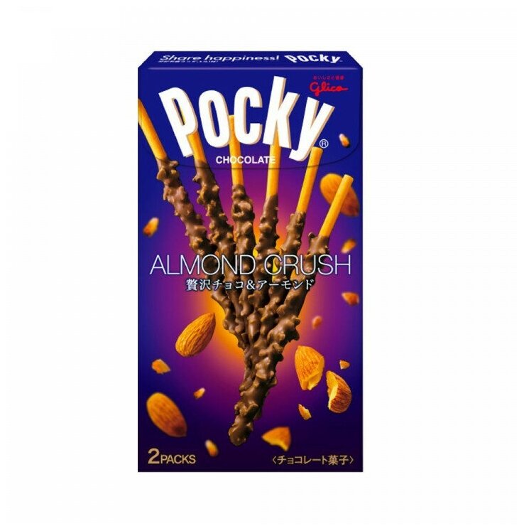 Печенье Pocky Almond Crush (миндальная крошка) Сторк - фото №1