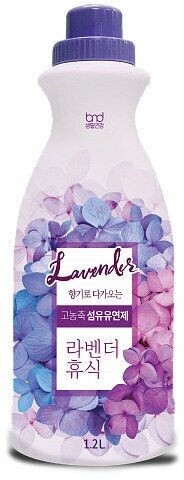 B&D Кондиционер концентрат для белья High Enrichment Fabric Softener Lavender Softener, лаванда, 1200 мл