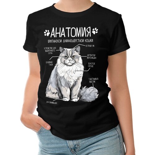 фото Футболка roly, хлопок, размер 44/46, красный