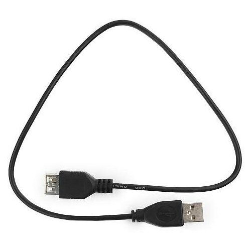 Аксессуар Гарнизон USB 2.0 AM/AF 0.5m GCC-USB2-AMAF-0.5M удлинитель usb2 0 am af at7206 кабель 1 5 метра чёрный