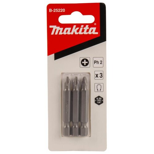 Насадка Standard PH2, 50 мм, E-form(MZ), 3 шт. Makita B-25220