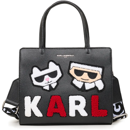 Сумка Karl Lagerfeld, синтетический материал, черный