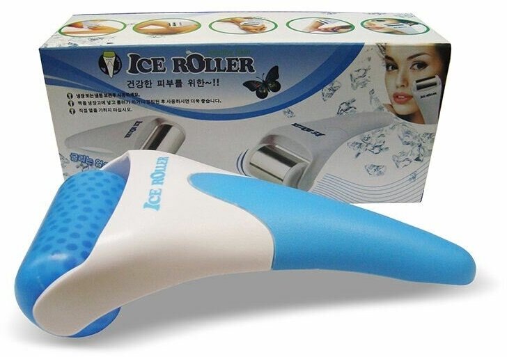 ICE ROLLER (Ледяной роллер С пластиковой насадкой для красоты и здоровья, домашний уход), 1 шт.