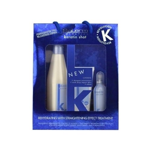 Salerm Keratin Shot Kit Набор для домашнего ухода, 500+200+100 мл.