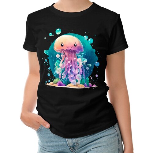 фото Футболка roly, размер s, черный