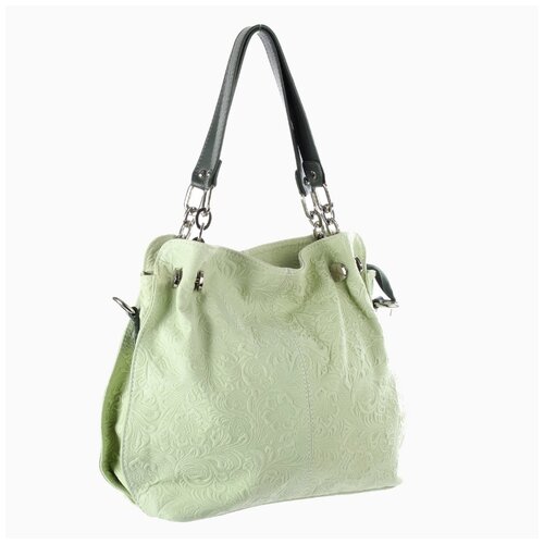 фото Сумка женская итальянская roberta firenze 245 sissi светло-зелёная