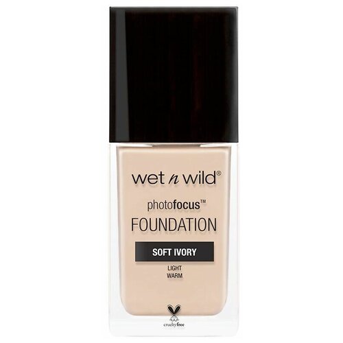 Wet n Wild Тональный крем Photo Focus Foundation, 30 мл/98 г, оттенок: soft ivory wet n wild тональный крем photo focus stick foundation 12 мл 12 г оттенок soft ivory