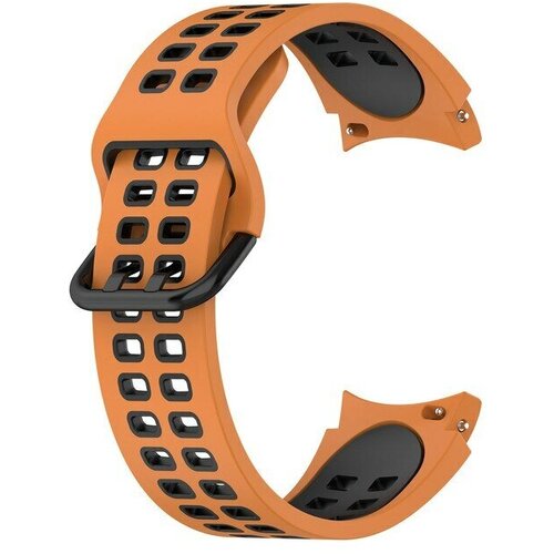 Ремешок для умных часов Samsung Galaxy Watch 5, черно-оранжевый