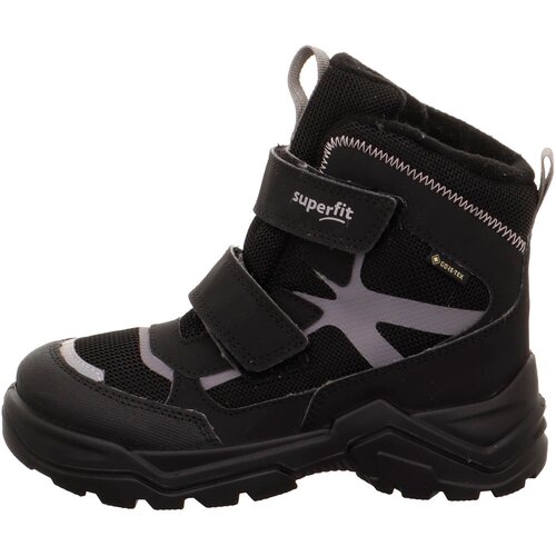 Ботинки Superfit Snow Max, демисезонные, на липучках, мембранные, размер 31, черный